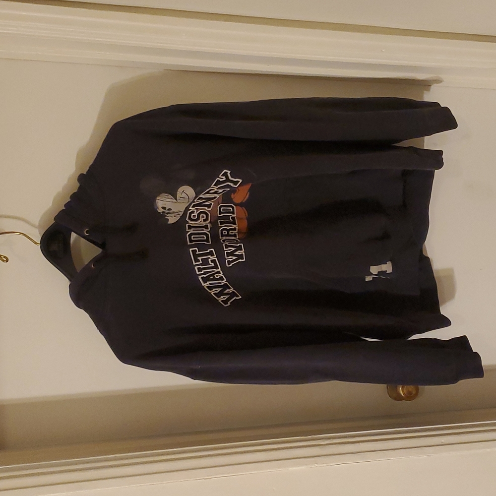 Walt Disney World black hooded sweatshirt medium